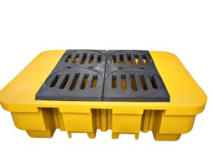 Pallet de contenção para IBC de 1000 litros com bacia de 420L