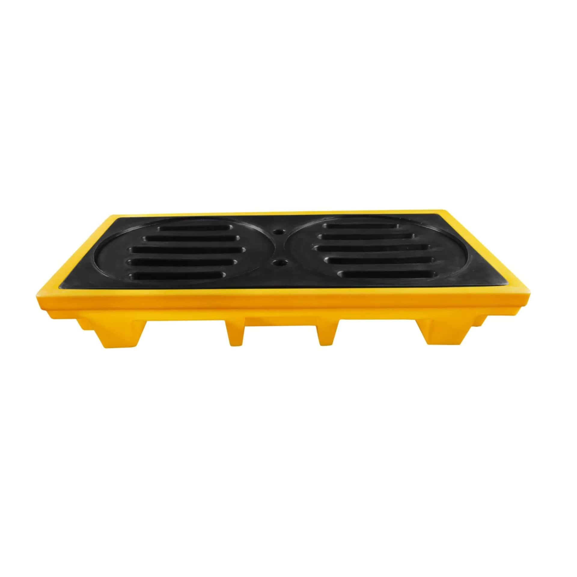 Pallet de contenção baixo para 2 tambores 150 L Baixo