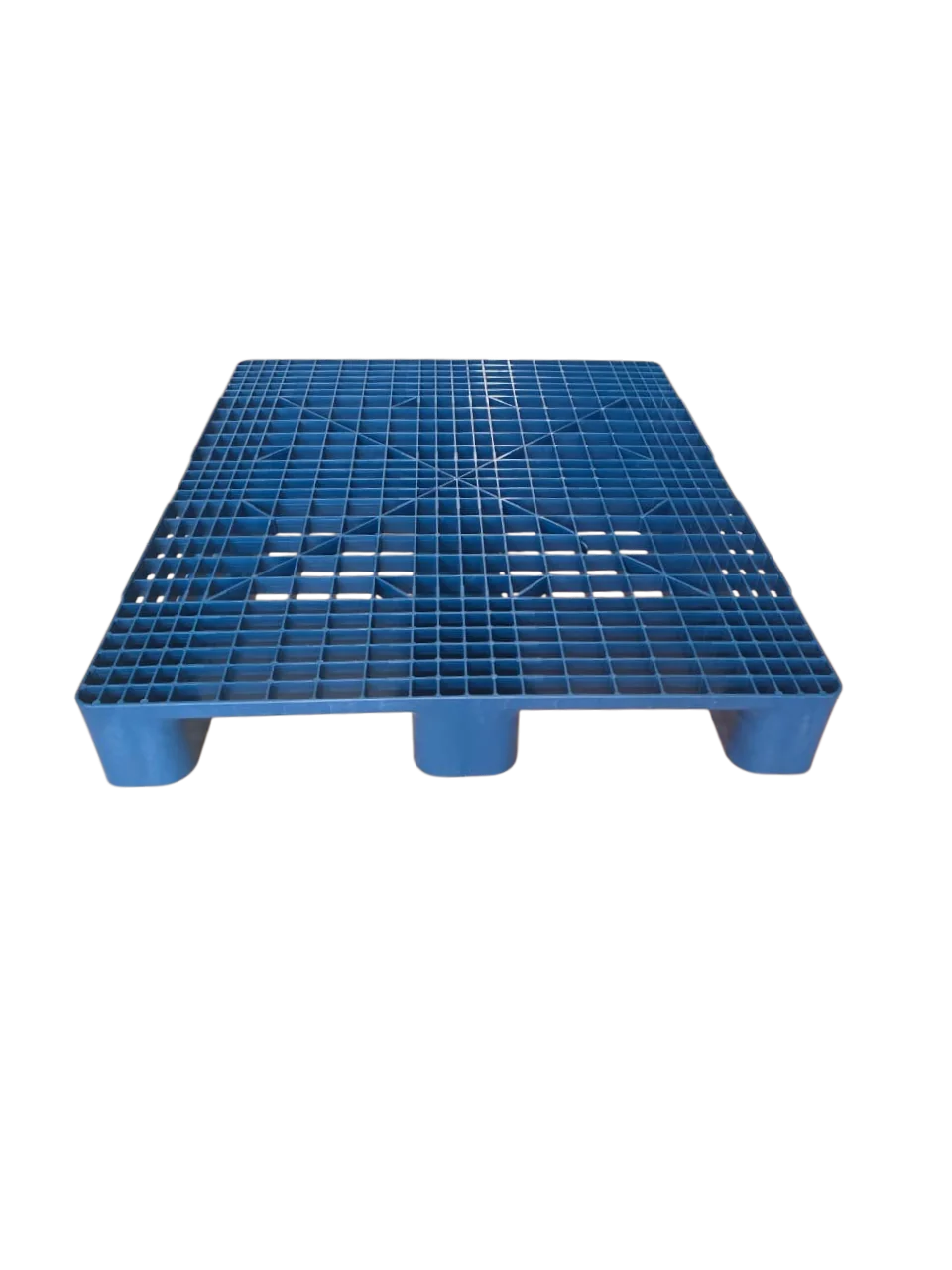 Pallet Plástico Azul 100×120×15 (Travado Azul)