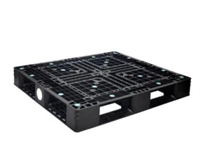 Pallet Plástico 110×110×15 cm Travado