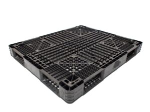 Pallet Plástico 110×130×12 cm Travado