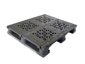 Pallet Plástico Travado 80x100x14