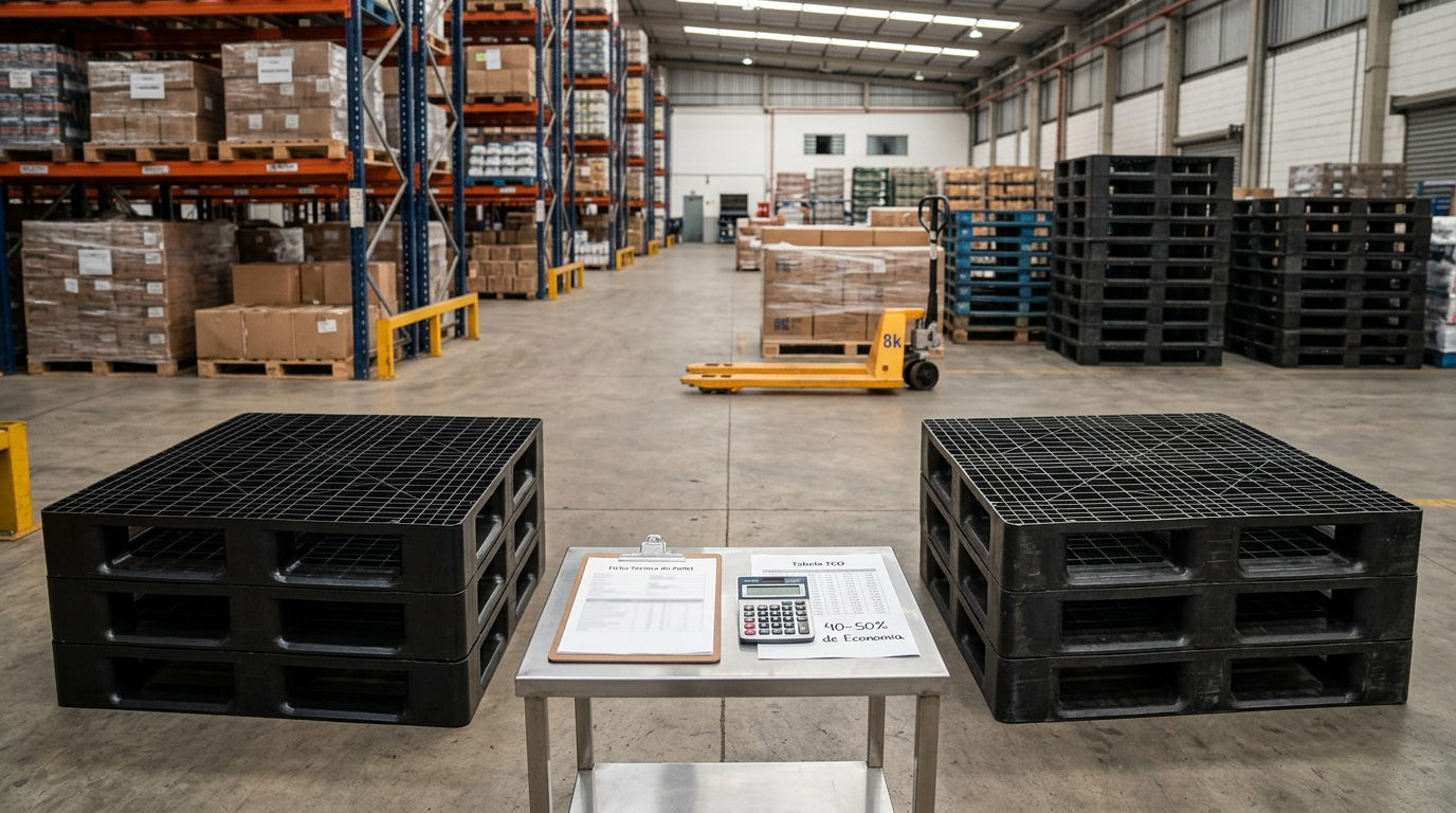 O que considerar pallet plástico · guia comprador B2B EkoPalete 19 anos
