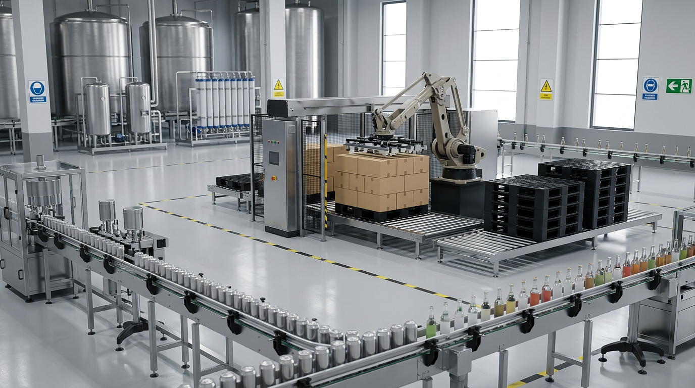 Industria de bebidas setor de bebidas no Brasil em 2026 e sua cadeia logística