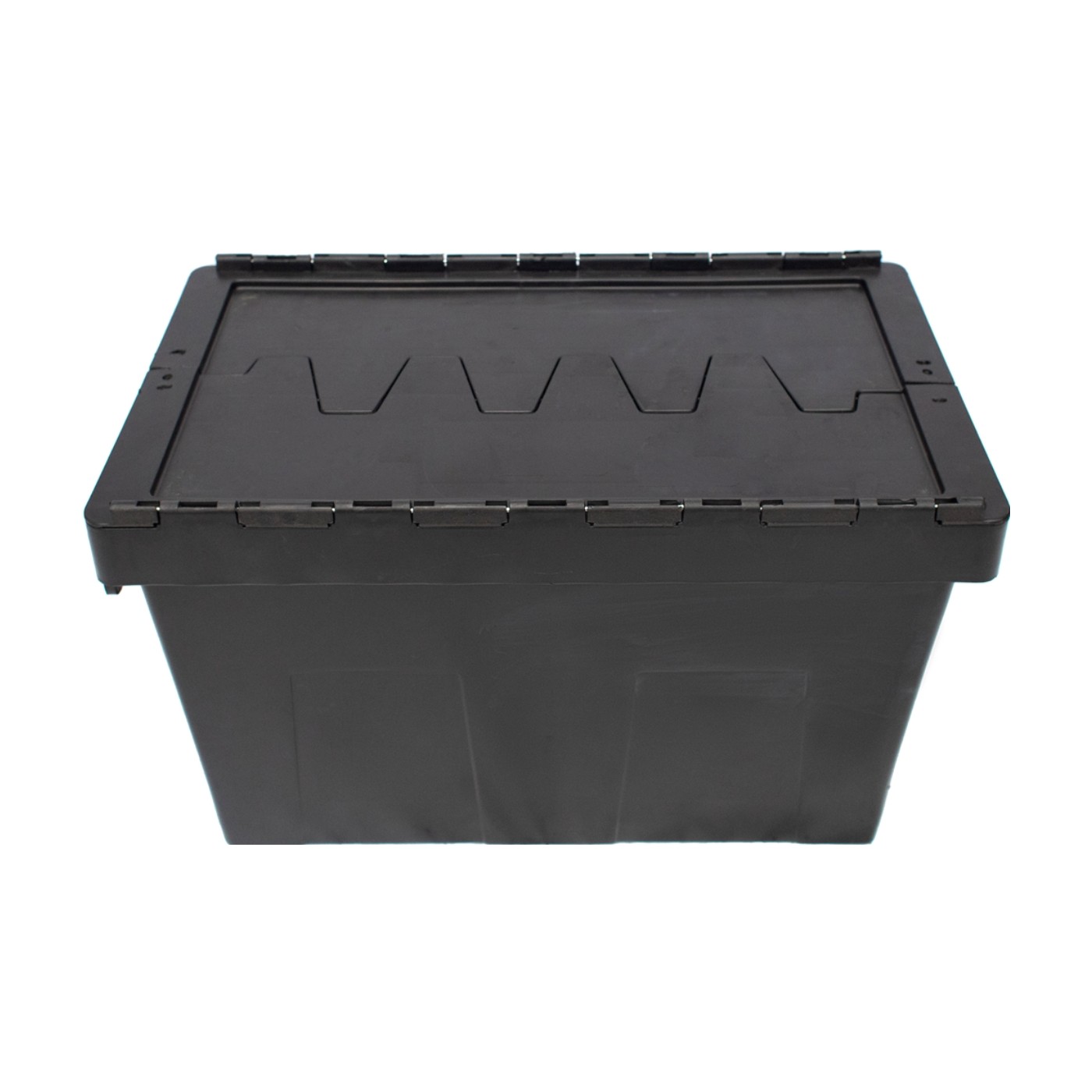 Caixa Plastica fechada tampa dobravel 33x26x47 uniform