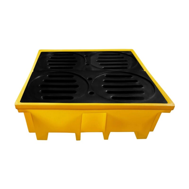 Pallet contencao 4 tambores alto uniform — EkoPalete