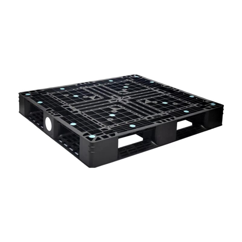 pallet plástico 110x110x15 travado 1 min uniform — EkoPalete