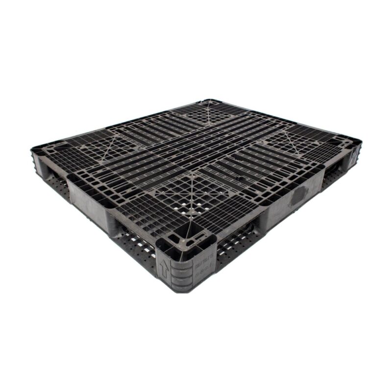 pallet plástico 110x130x12 travado min uniform — EkoPalete