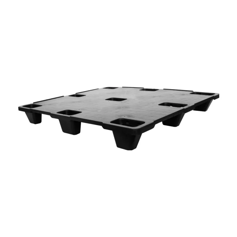 pallet plástico EKO-1210l 100×120×14 lISO fechado 1 uniform — EkoPalete