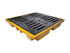 Pallet de Contenção 4 Tambores 150L – Baixo