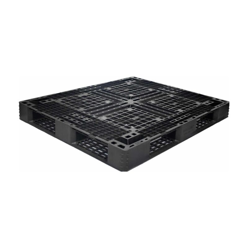 pallet plástico 100x120x12 travado uniform — EkoPalete