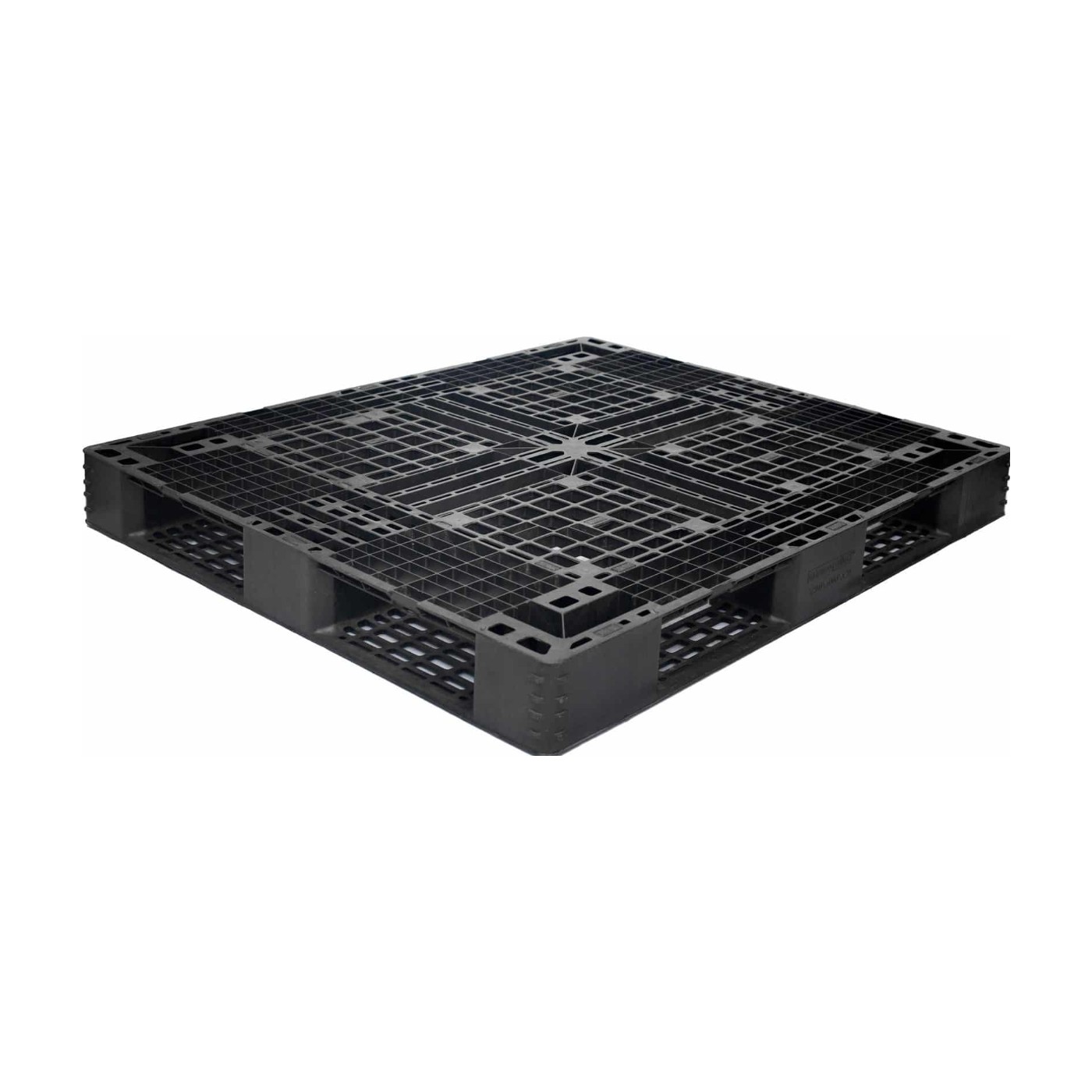 Pallet de plástico seminovo travado