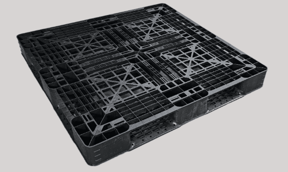 Pallet Plástico 105×105×12 Exportação – Pallet Travado para Big Bag de Exportação