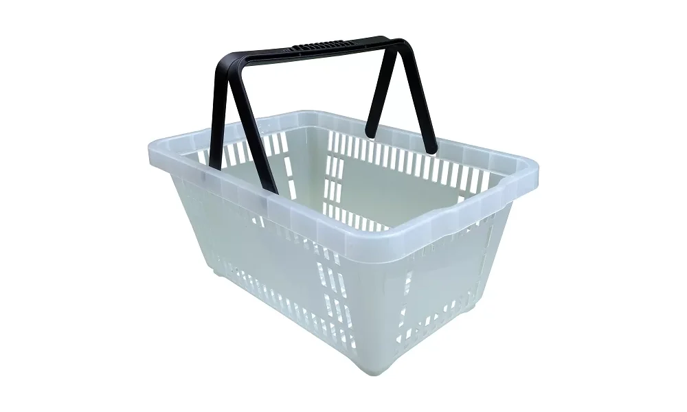 Cesta plástica de supermercado 45x29x20 EkoPalete transparente